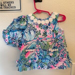 Lilly Pulitzer Disney Park Floral Dress Set